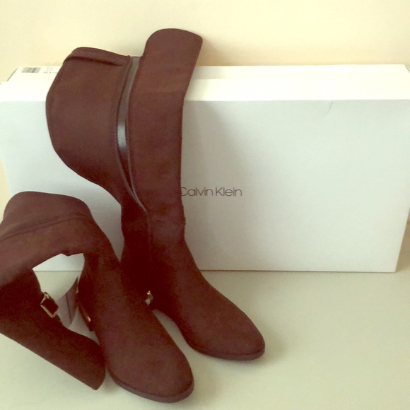 Calvin Klein Shoes - Calvin Klein Presley microsuede boots